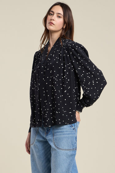 ALMA POLKA DOT BLOUSE
