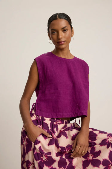 TAVIA LINEN TOP