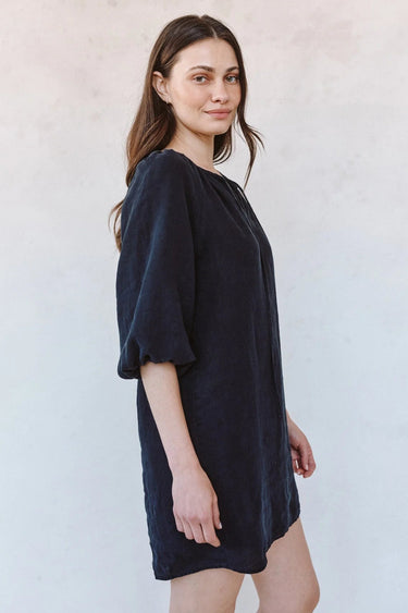 PULLOVER PUFF SLEEVE DRESS