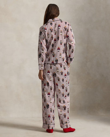 POLO BEAR COTTON SATEEN PJ SET