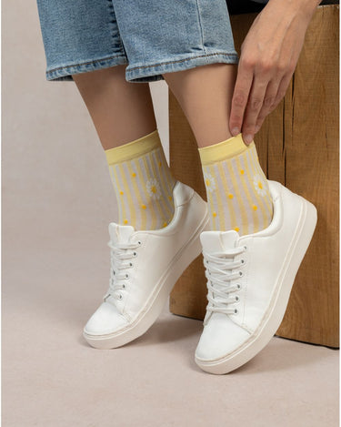 DAISY STRIPED ANKLE SOCK