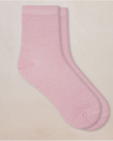 SHORT SATIN-LOOK SOCKS