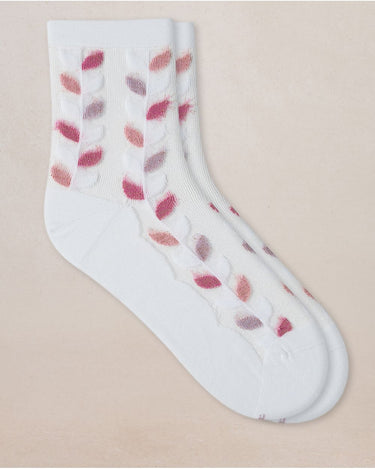 SHORT SHEER LEAF SOCKS