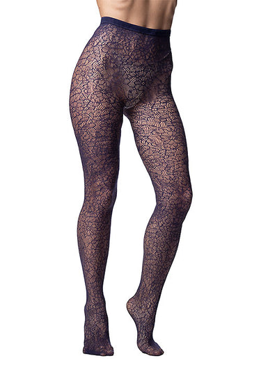 SHEDAR FLORAL LACE PANTYHOSE