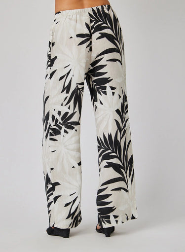 WIDE LEG MAUI PRINT PANT