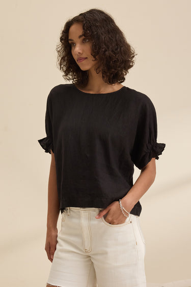 EMILY LINEN TOP